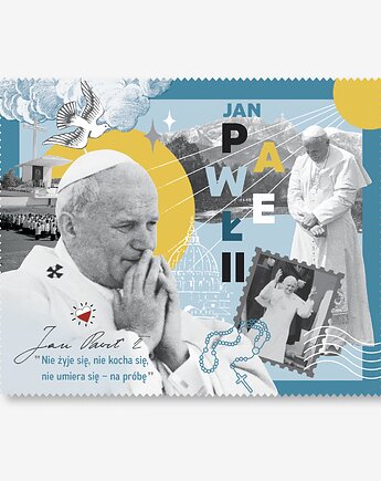 Ściereczka do okularów Papież Jan Paweł II, LOVE POLAND DESIGN