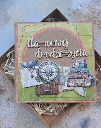 Kartka ślubna dla podróżników (w pudełku), Kartkodzielo