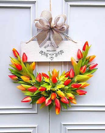 Wianek "Welcome" na obręczy, Wianki i hulanki