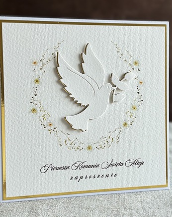 Zaproszenia na komunię, wzór 51A, Anna Art and Crafts