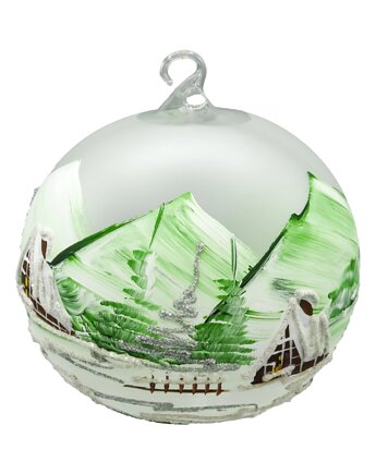 Bombka Lampion ze stojakiem: zielony, Syn Bombkarza