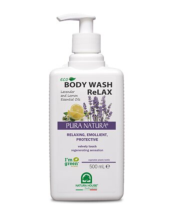 Pura Natura Eko Body Wash Relax Żel do kąpieli z lawendą, Natura House