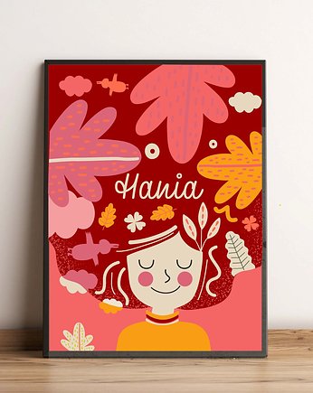 Plakat dziewczynka 30x40, polkastudio