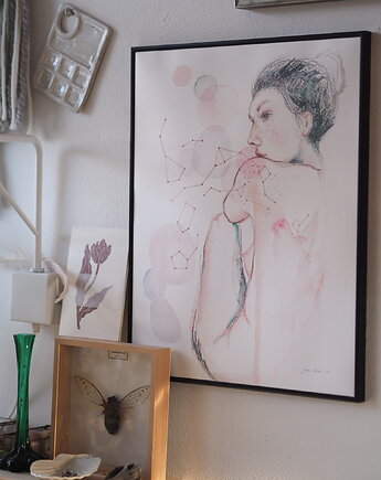 Galaktyka, 30x40 cm, JUST ILUST Justyna Małczak