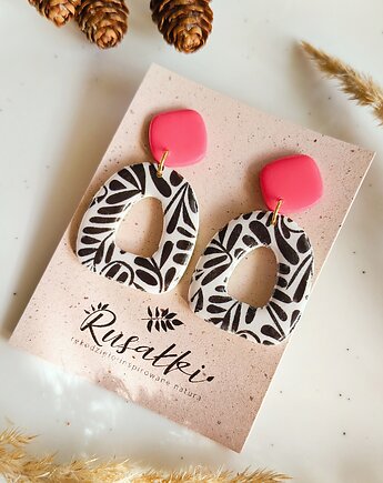 Kolczyki nowoczesne, oryginalna biżuteria na każdą okazje mały prezent, Dary Rusałki