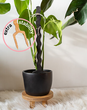 Tyczki / podpórki do roślin  60 i 30cm czarne, Sklejkie