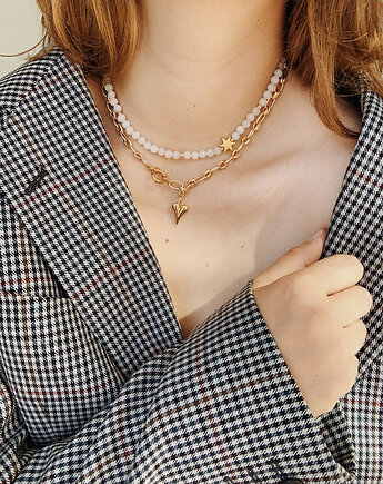 Naszyjnik Heart Chain, Chmolowska Jewellery