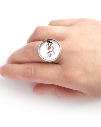 Pierścionek - Kwitnąca wiśnia, yenoo