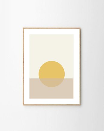 PLAKAT abstrakcyjny geometryczny minimalistyczny, black dot studio