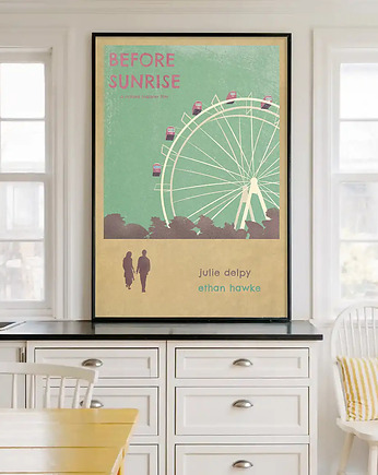 Before Sunrise - plakat filmowy - Przed wschodem słońca, minimalmill