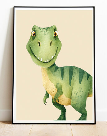 Plakat Dinozaur - Plakaty Na Ścianę Dla Dzieci, Magnetyczne Studio
