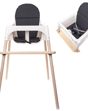 Poduszka do krzesełka IKEA Antilop - GRAFIT, aMami dladzieci