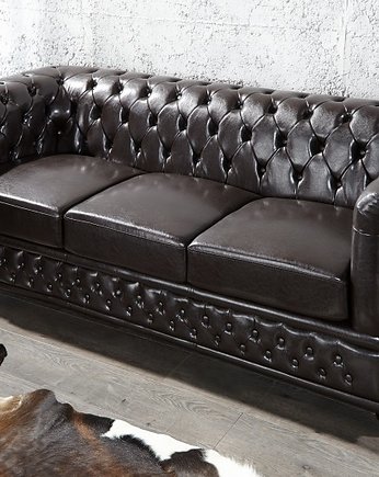 Sofa Chesterfield Dark Coffee 3-osobowa, Home Design