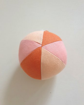 Piłeczka z lnu  morela, róż, brzoskwinia, naniby