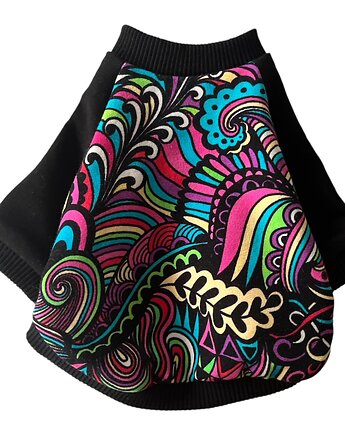 Bluza dla psa z raglanowym rękawem Mozaika XXS, Psia szafa