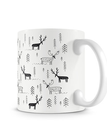 kubek. łoś, jeleń i las, Love Life and Forest