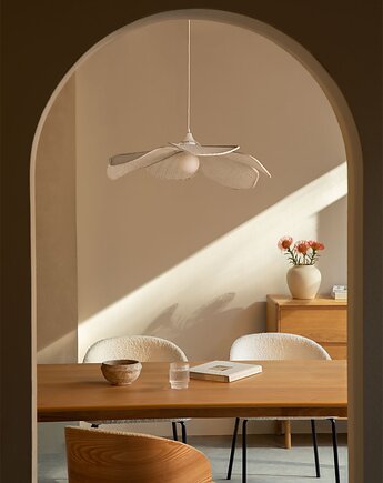 Lampa wisząca kremowa Benavid Ø75 cm, MIA home