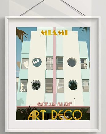 Plakat Art deco Miami, Project 8
