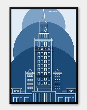 Plakat Miasta Europy - Warszawa, Pracownia Och Art