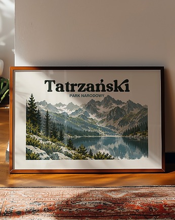 Plakat Tatrzański Park Narodowy - Druk Pigmentowy, DAPIDOKA