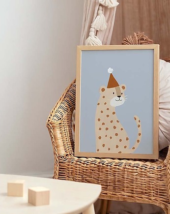 Plakat Lampart   - Plakaty Na Ścianę Dla Dzieci, Dekoracjan