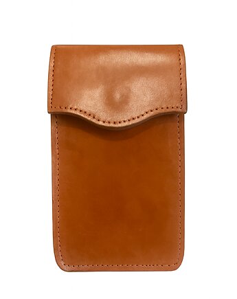 Etui na 5 piór lub długopisów brązowe, Lamato