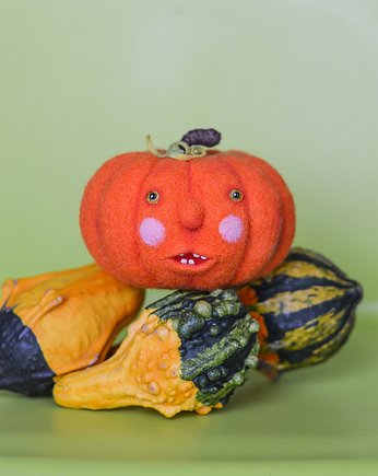 Wełniana dynia,hallowen, Myszka Molly