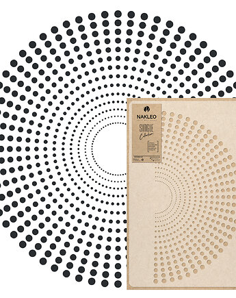 Szablon malarski wielokrotny // KROPKOWA MANDALA, Szablony Nakleo