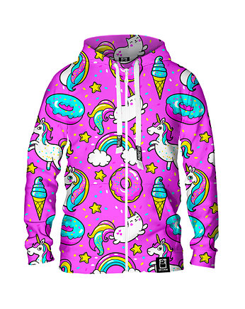Damska Bluza Expres Zamek DR.CROW Unicorn Confetti, DrCrow