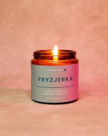 Świeczka sojowa FRYZJERKA, SOy