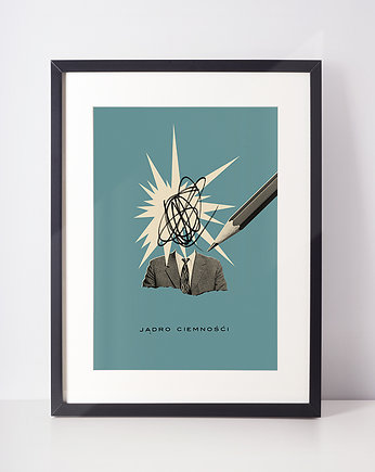 plakat  //  jądro ciemności // a3, Klawe Rzeczy