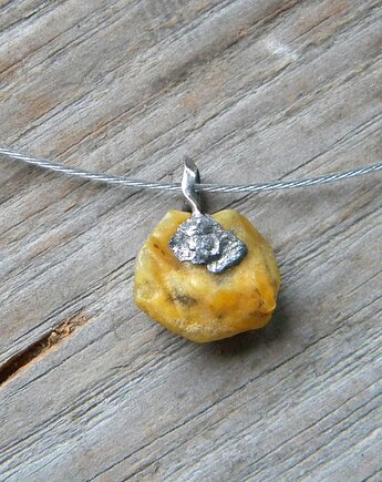 Surowy bursztyn  - naszyjnik, Beata Trotter