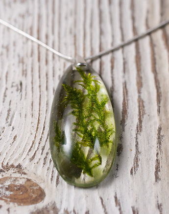 Naszyjnik z mchem w żywicy, So Jewelry