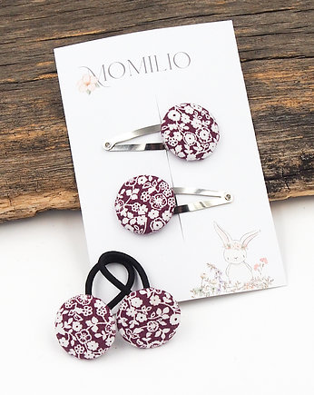 Komplet do włosów gumeczki i spineczki Mila, Momilio