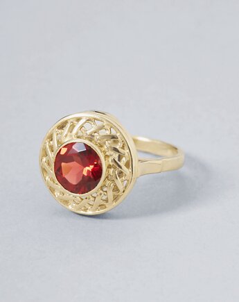 Pierścionek Paryżanka No. 3 Pozłacane srebro, JEWELRY ANEW