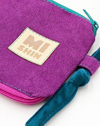 Fioletowa saszetka na telefon, MISHIN Bags&More