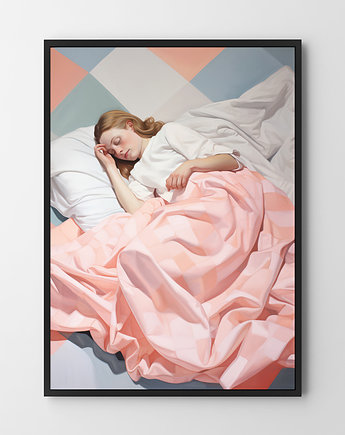 Plakat Śpiąca królewna dziewczyna kobieta portret, HOG STUDIO