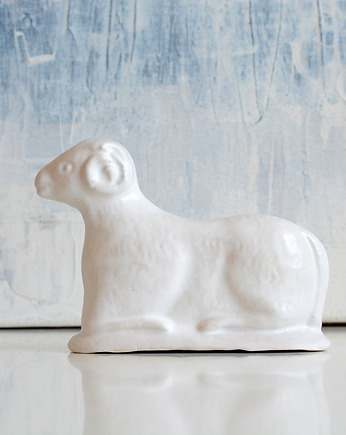 Baranek wielkanocny biały satynowy be 14, Joanna Serafin design