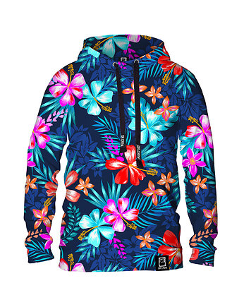 Damska Bluza z kapturem Colorful Flowers, DrCrow