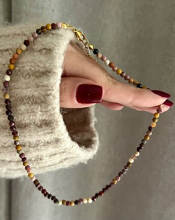 Zestaw biżuterii jaspis mokait