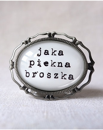 jaka piękna broszka, kameLeonia