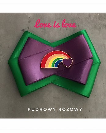Brosza z Kolekcji LOVE is LOVE  Pride, Pudrowy Różowy