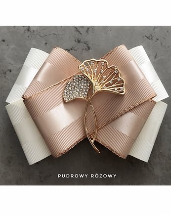 Brosza GINKO Nowość Glamour, Pudrowy Różowy