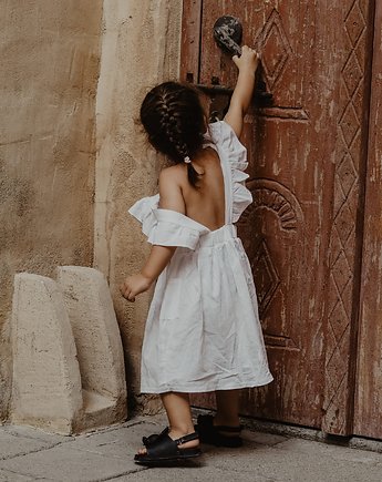 Sukienka dla dziewczynki retro vintage APRON, OSOBY - Prezent dla dziewczynki