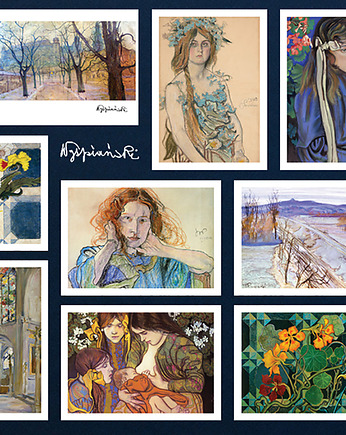 Zestaw Kartek WYSPIAŃSKI - Set 9 szt, Galeria LueLue