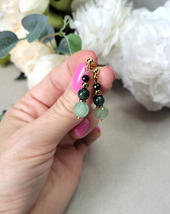 Kolczyki na sztyftach z Turmalinem, Seylla pracownia