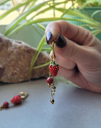 Kolczyki Poziomki z Cytrynami, Seylla pracownia