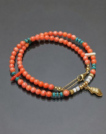 Sea collection - Koral orange vol. 4 /choker/ 26.01.26, KiKa pracownia