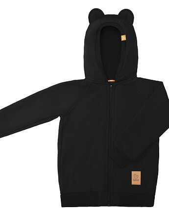 Bluza z uszami misia - czarna, Benni