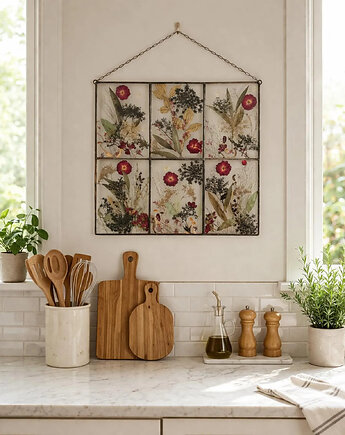 Kompozycja 6-elementowa, łąka w szkle, MARIAELA